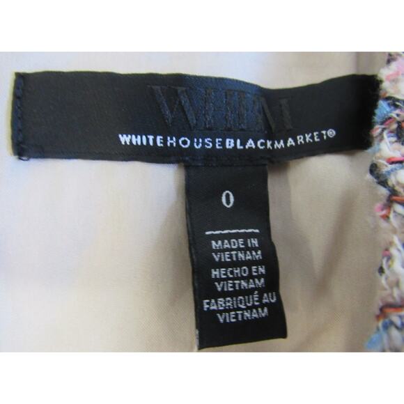 Women’s 0 White House Black Market Tweed Sleeveless Sheath Dress NWT - Picture 4 of 8